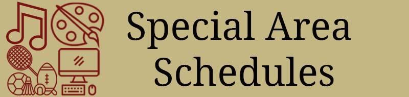 Special Area Schedules icon 